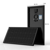 300 Watt 12 Volt All Black Monocrystalline Solar RV Kit w/ 30A MPPT Charge Controller (3x100W Kit)
