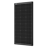 200 Watt 12 Volt All Black Monocrystalline Solar RV Kit w/ 20A PWM Charge Controller (2x100W Kit)