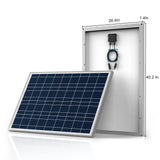 400W 12V Polycrystalline Solar RV Kit w/ 40A MPPT Charge Controller (4x100W 40A)