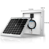 10 Watt 12 Volt Monocrystalline Solar Panel