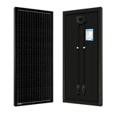 400 Watt 12 Volt All Black Monocrystalline Solar Panel (4 Pack, 4x100W)