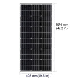 500 Watt 12 Volt Monocrystalline Solar Panel (5x100W)