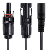 DC 8mm Female to Solar Connector Adapter Cable Converter Perfect Compatible for GZ Solar Panel