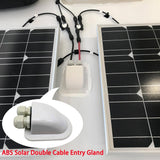 200W 12V Polycrystalline Solar RV Kit w/ 20A PWM Charge Controller (2x100W 20A)